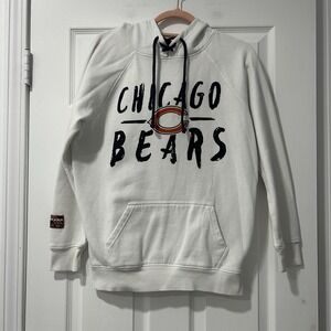 NFL Team Apparel Licensed Chicago Bears Women's Size Small Hooded Sweatshirt EUC